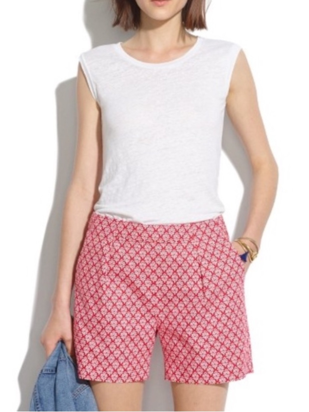 Madewell Chino Red-Pink Shorts